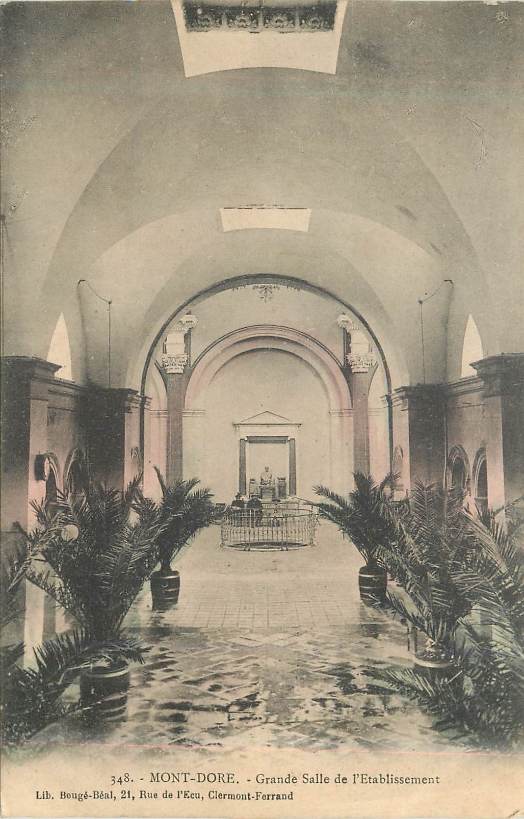 CPA Mont Dore Grande Salle de l'Etablissement
