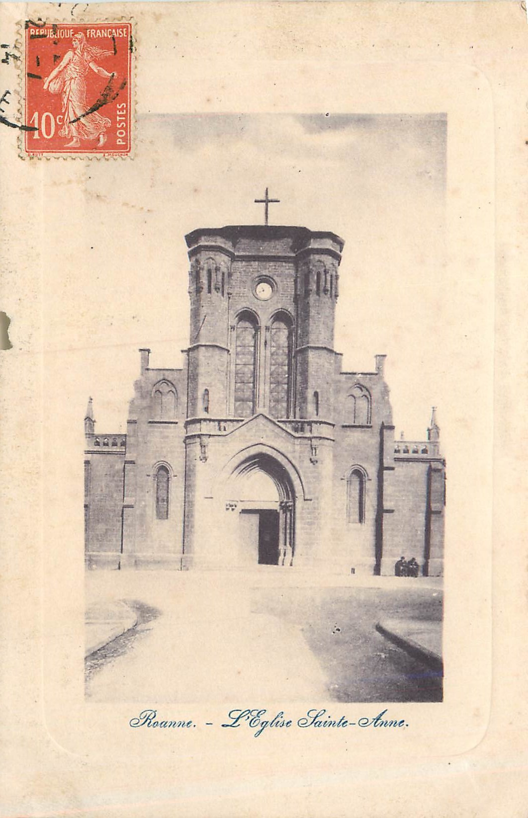 CPA Roanne L'Eglise Sainte Anne