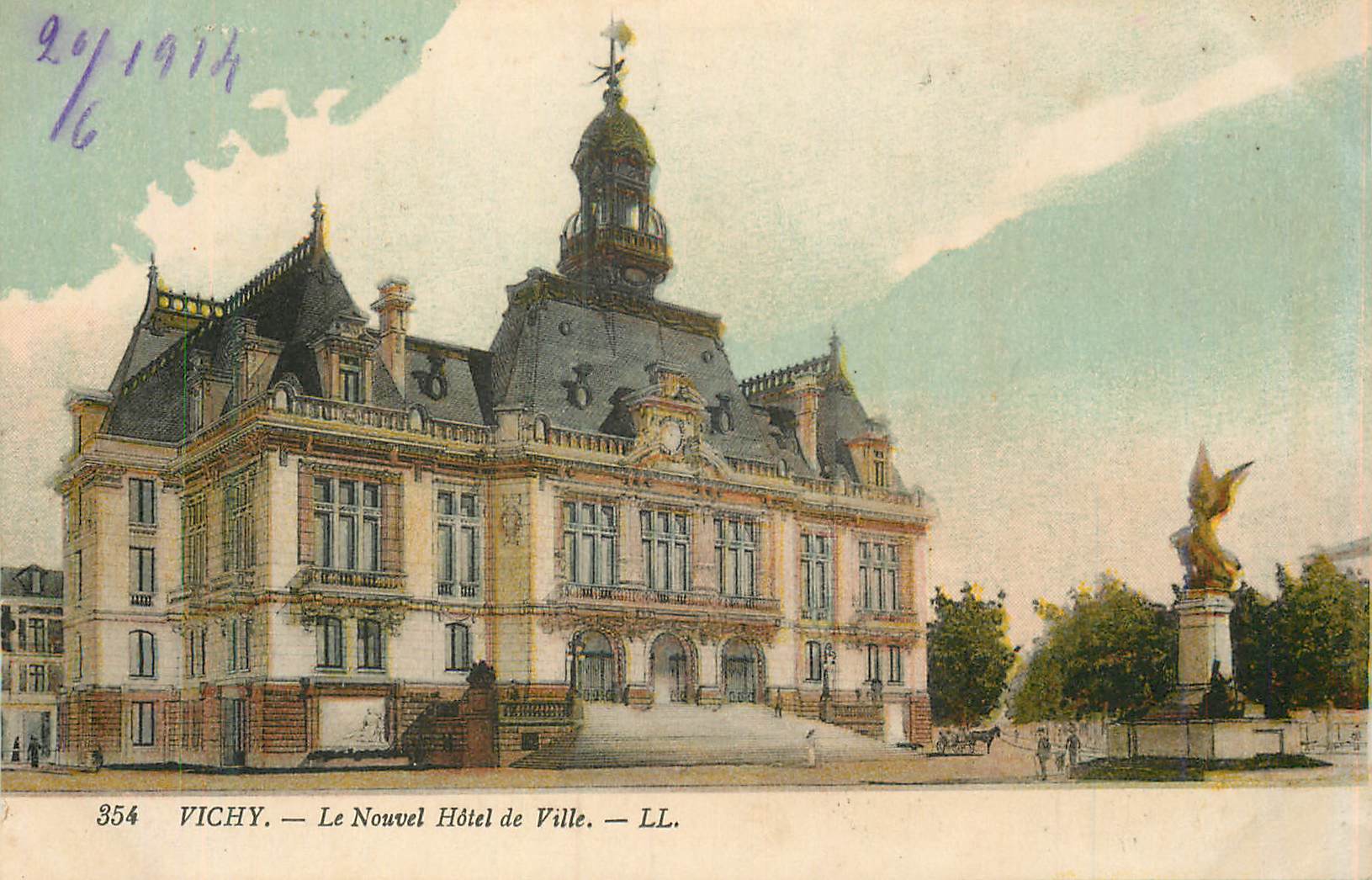 CPA Vichy Le Nouvel Hotel de Ville