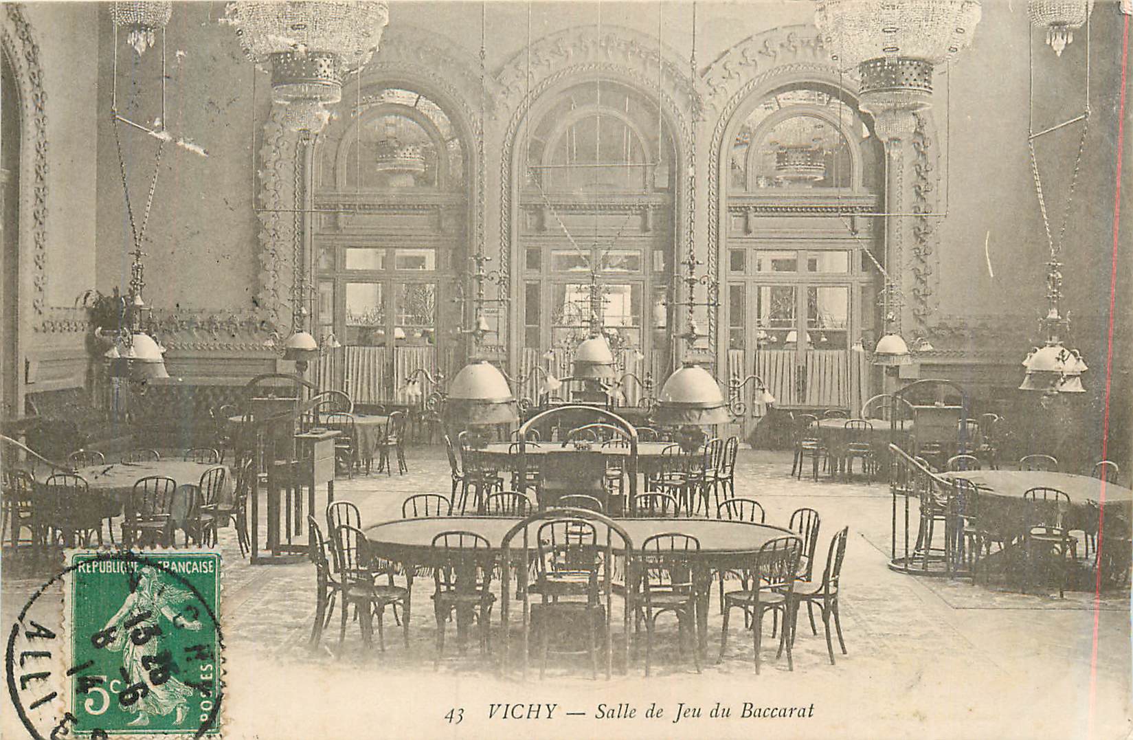 CPA Vichy Salle de Jeu du Baccarat
