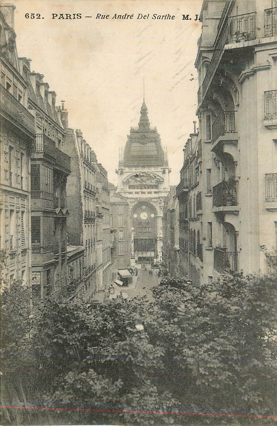 CPA Paris Rue Andre Del Sarthe
