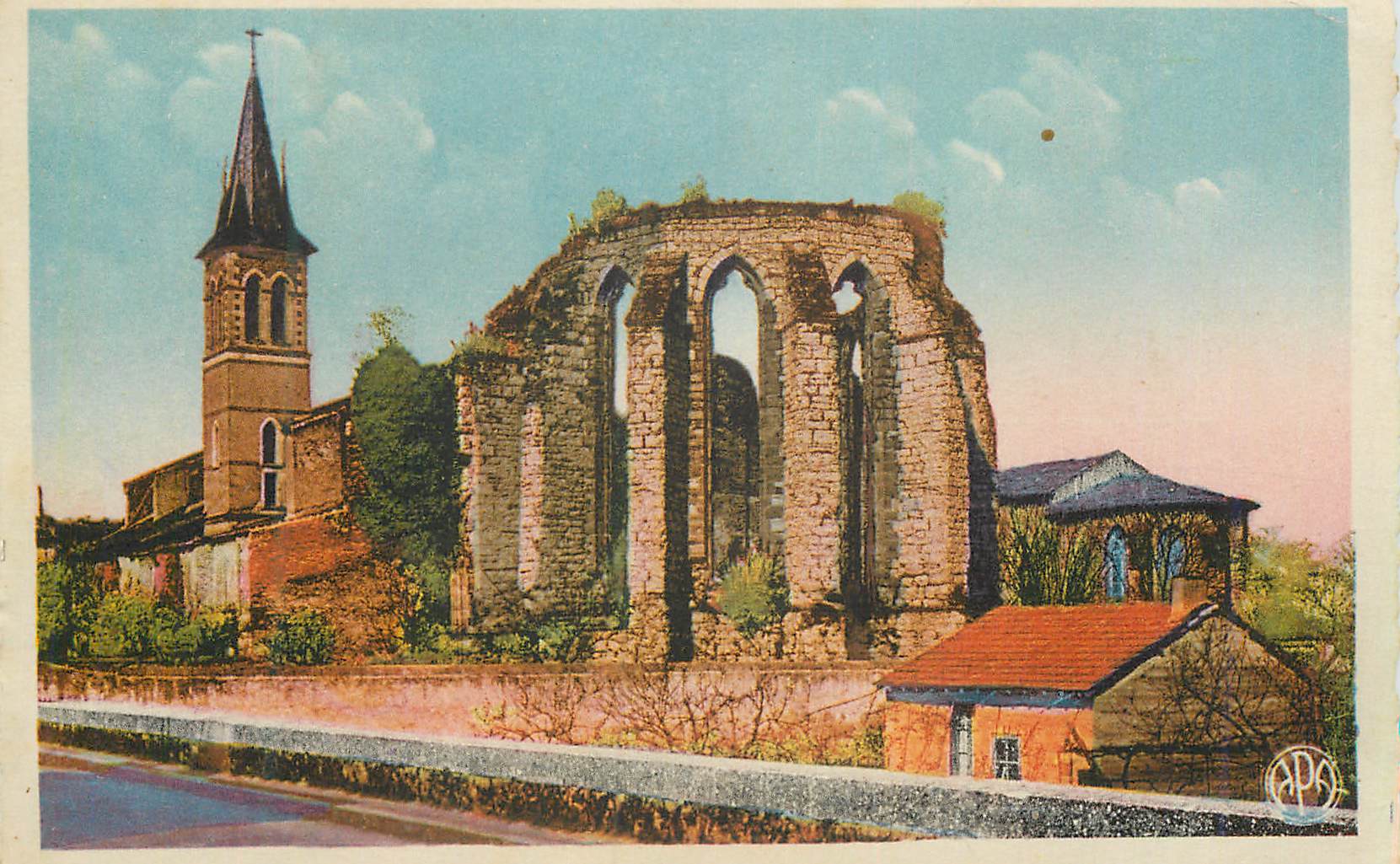 CPA Cahors Le Lot Illustre Ruines des Jacobins