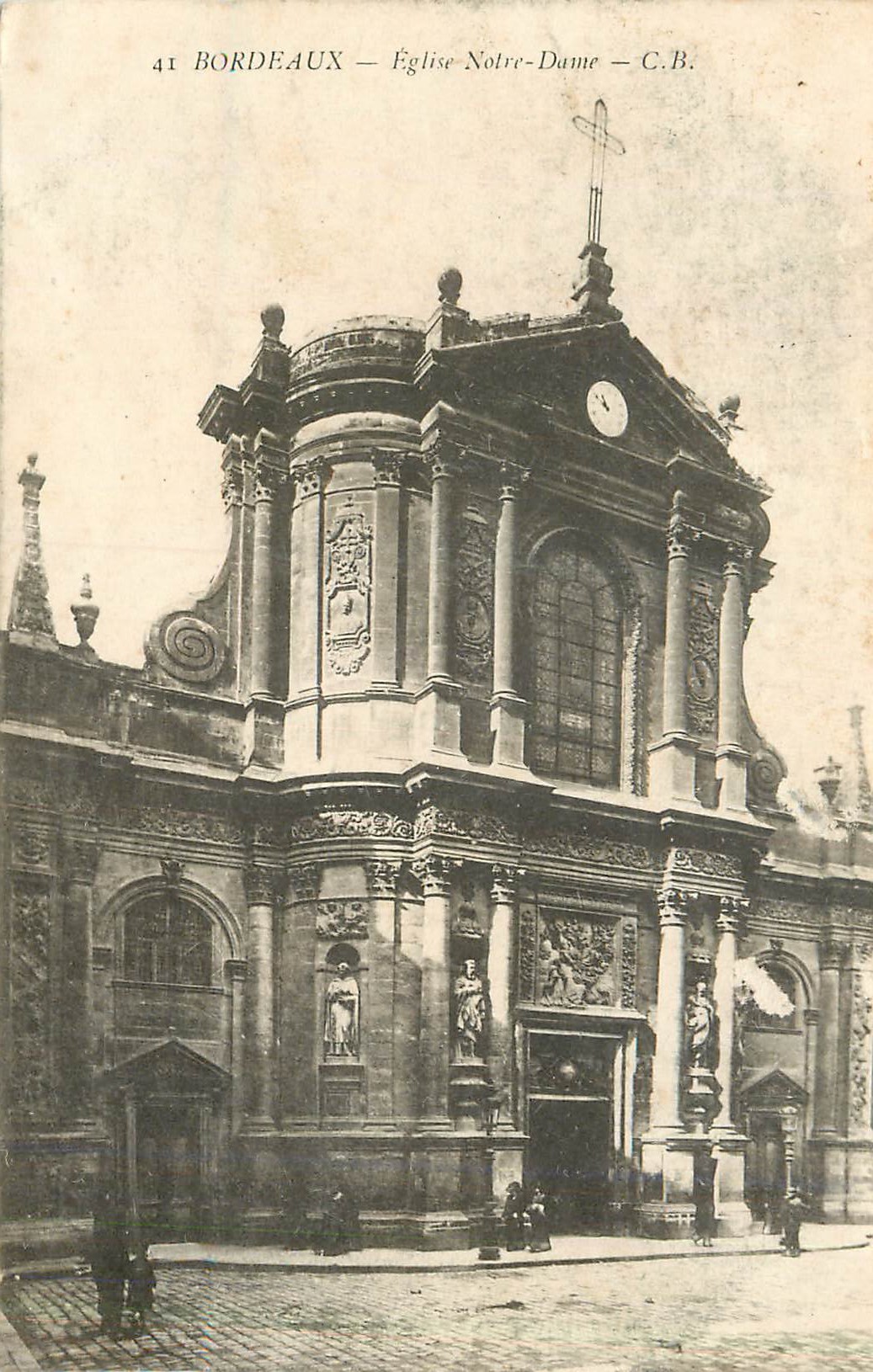 CPA Bordeaux Eglise Notre Dame