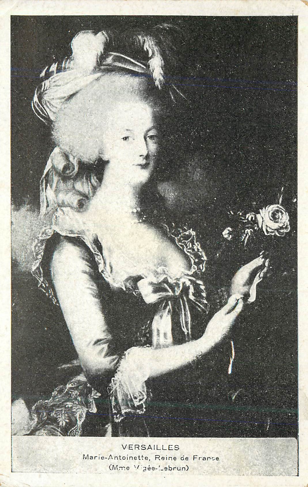CPA Versailles Marie Antoinette Reine de France