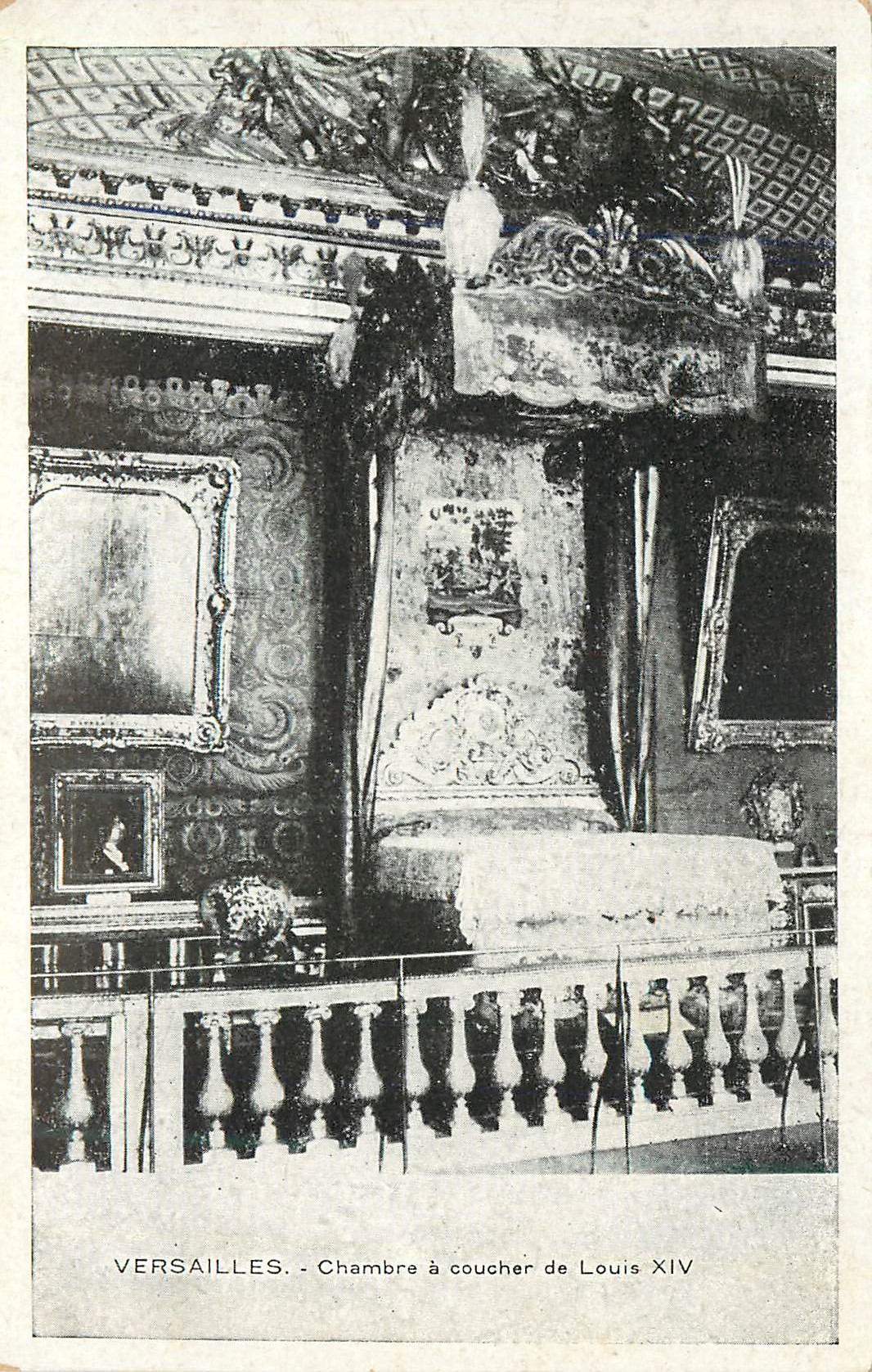 CPA Versailles Chambre a Coucher de Louis XIV
