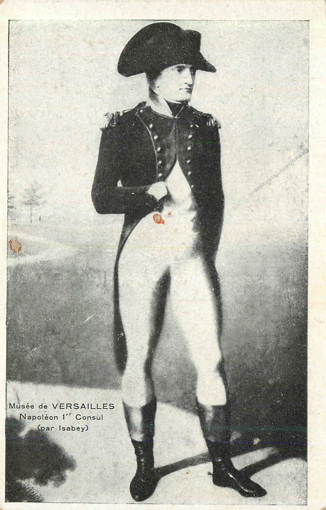 CPA Musee de Versailles Napoleon Ier Consul (par Isabey)