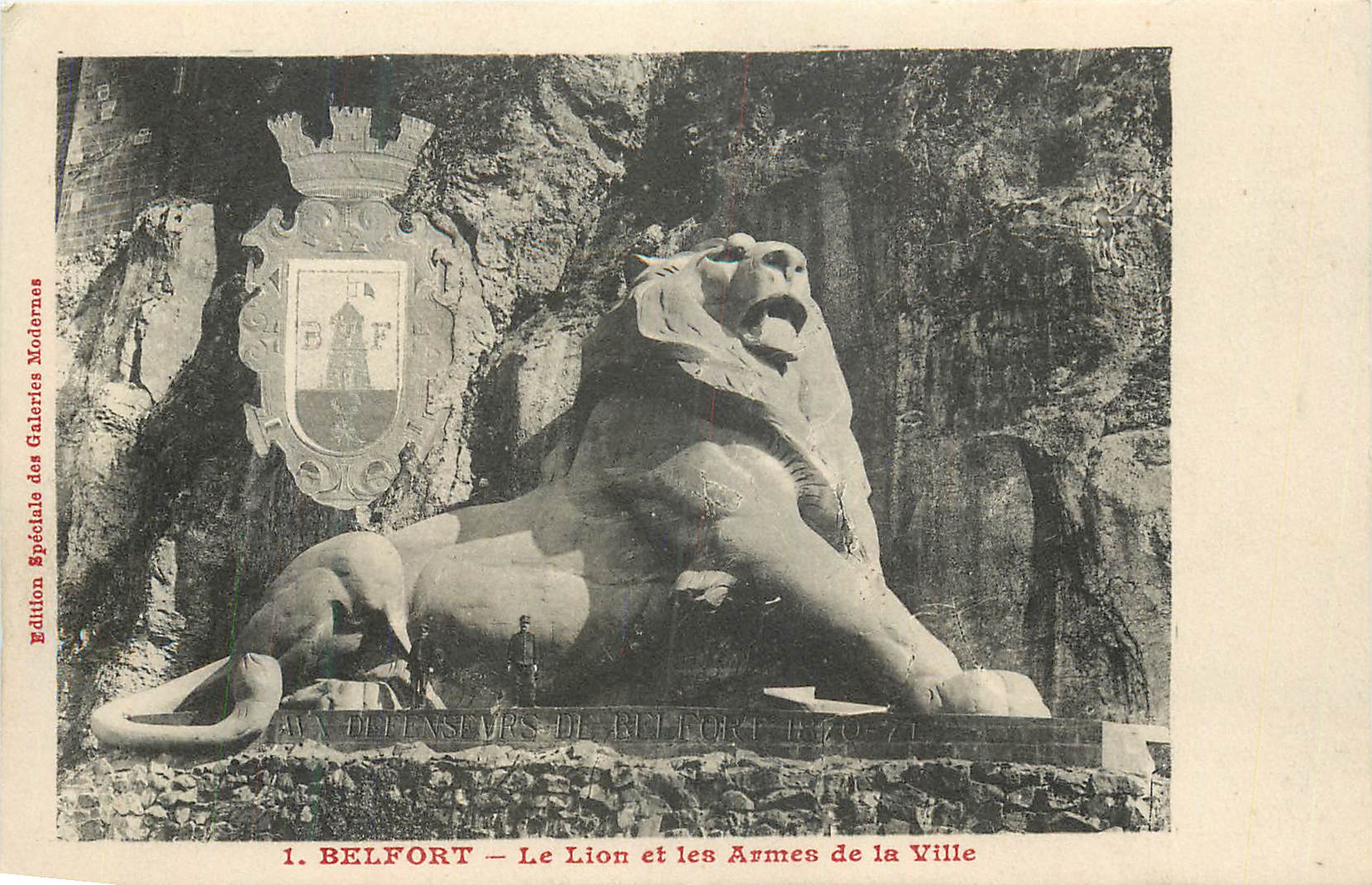 Belfort — Le Lion et les Armes de la Ville — Édition Spéciale des Galeries Modernes