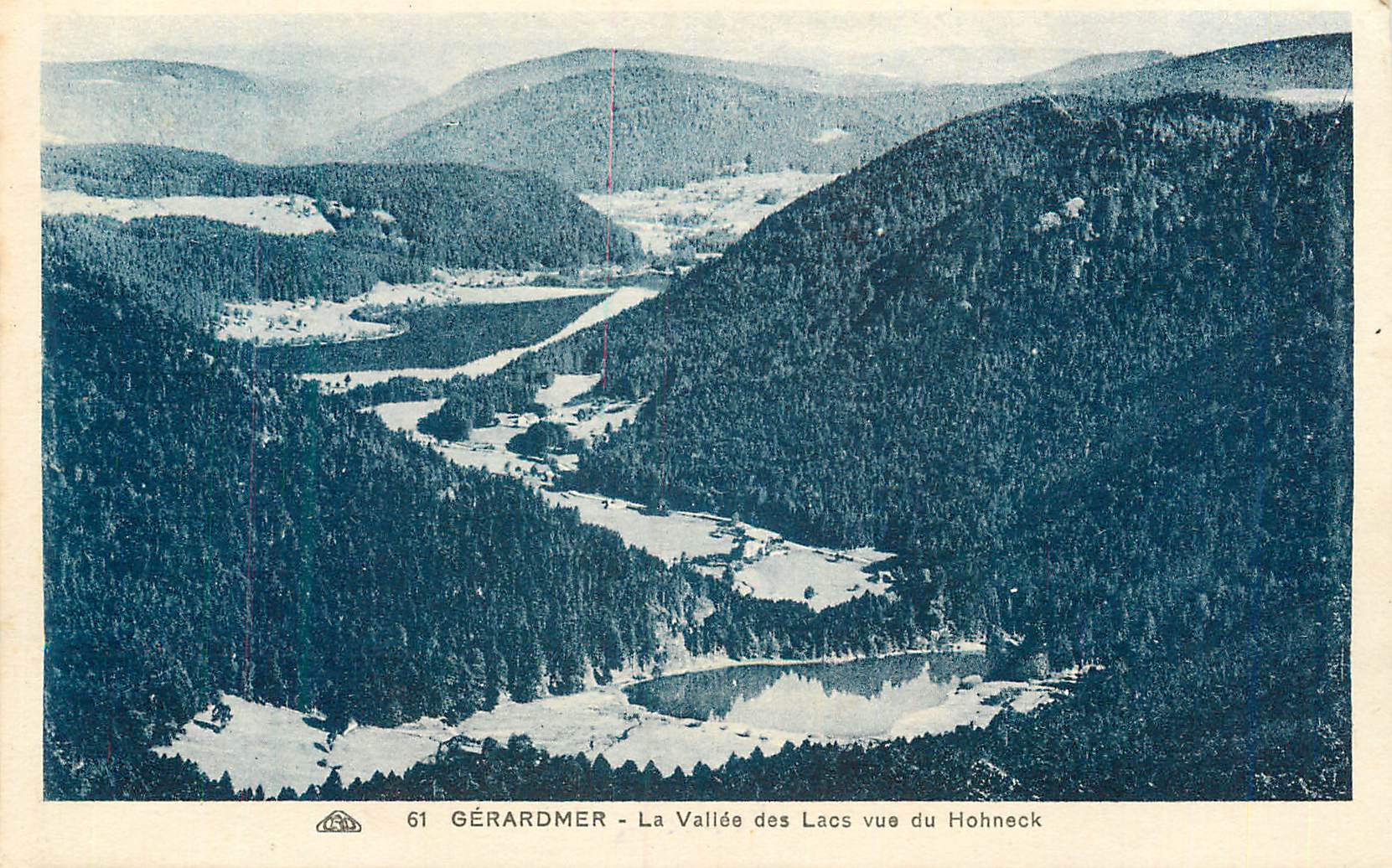 Gérardmer - La Vallée des Lacs vue du Hohneck — éditeur non identifié, n° de série 61
