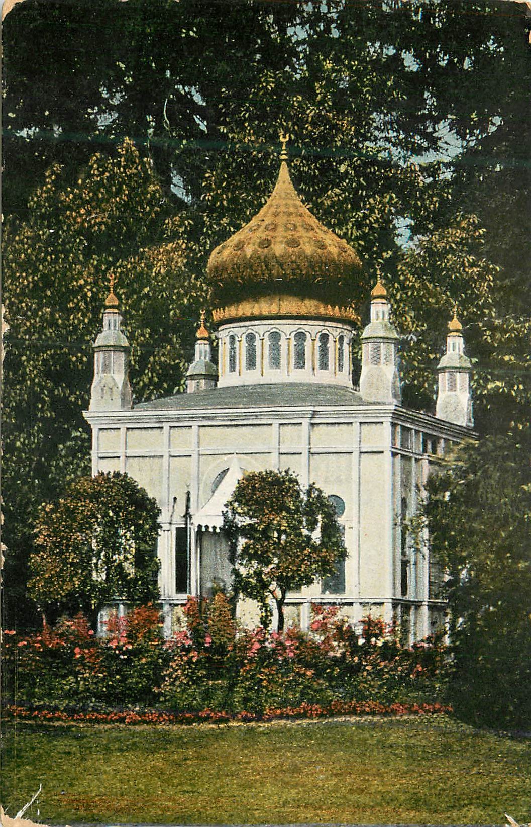 CPA Strasbourg Orangerie Kiosque