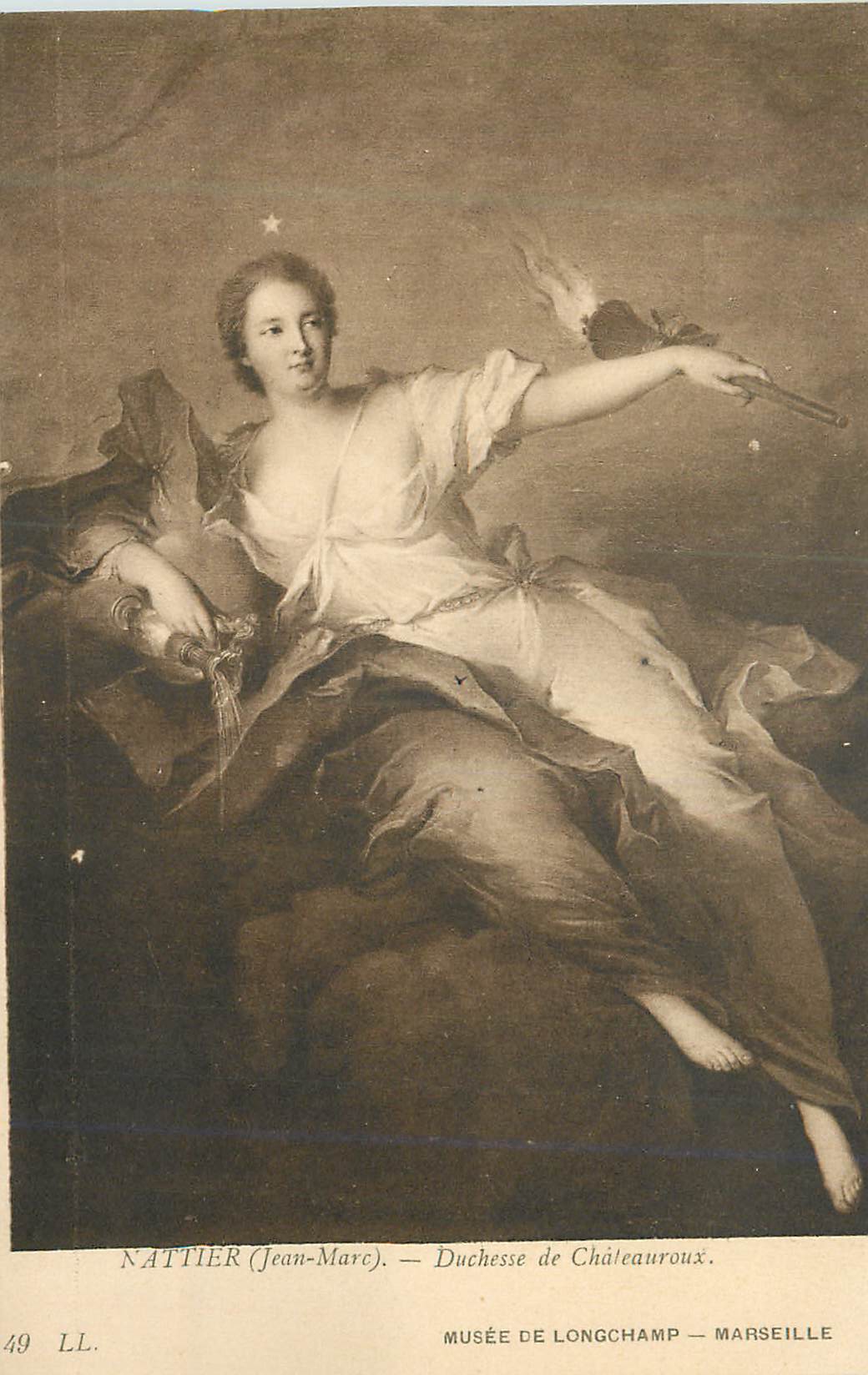 CPA Musee de Longchamp Marseille Nattier (Jean Marc) Duchesse de Chateauroux