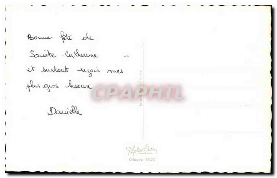 CPA Fantaisie Enfant — Verso