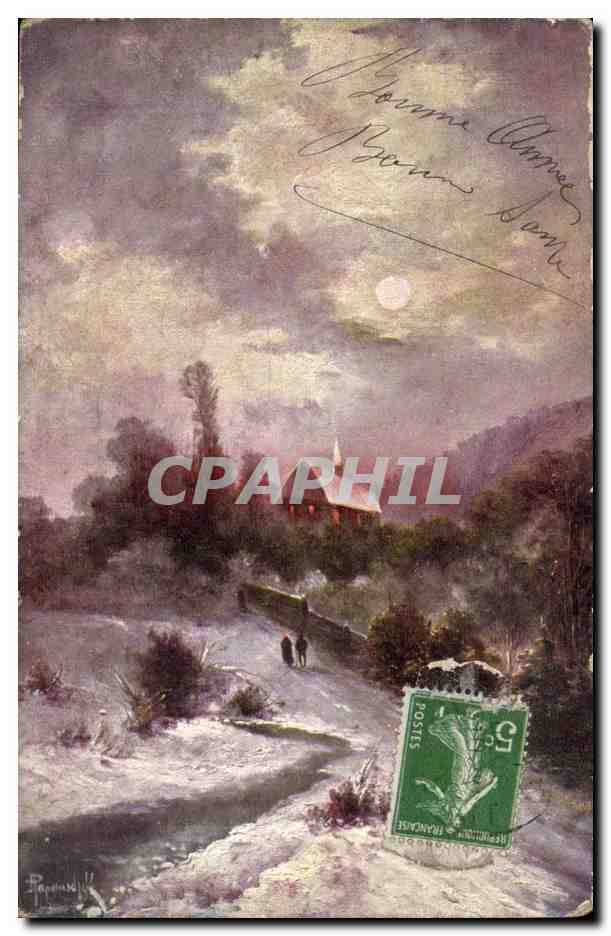 CPA Fantaisie Paysage