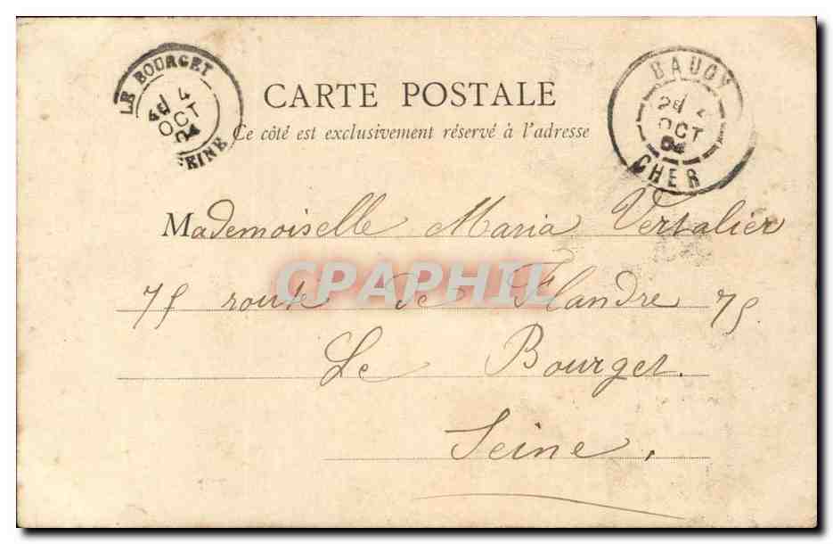 Le Havre CPA Notre DAme des Flots — Rückseite