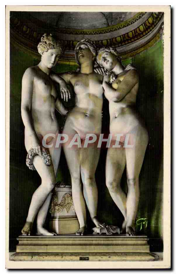Versailles et ses merveilles CPA Les Trois Graces de J Pradier