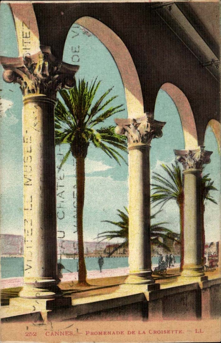 Cannes CPA Promenade de la CRoisette