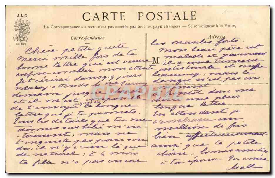 La Source - Paysannes - CPA  — Verso