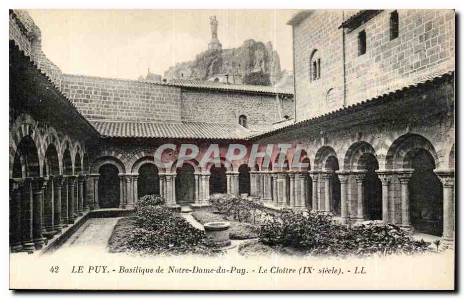 Le Puy - Basilique Notre-Dame-du-Puy - Le Cloître (IXe siècle) - LL