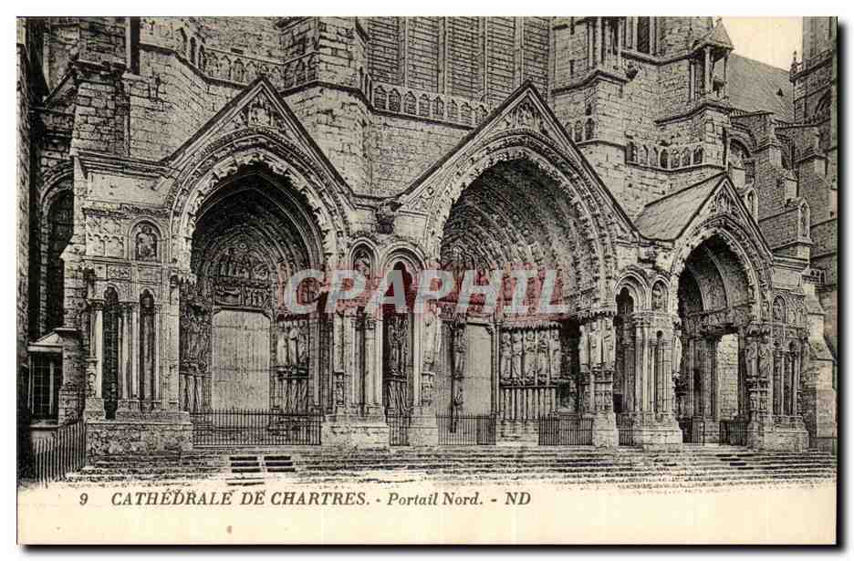 Chartres - Portail Nord CPA 