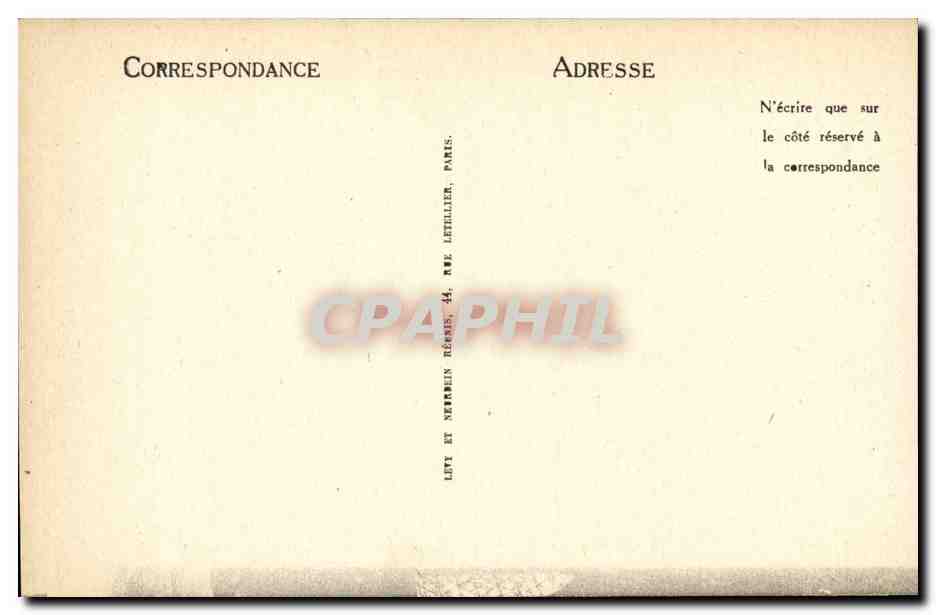 Chartres - Portail Nord CPA  — Verso