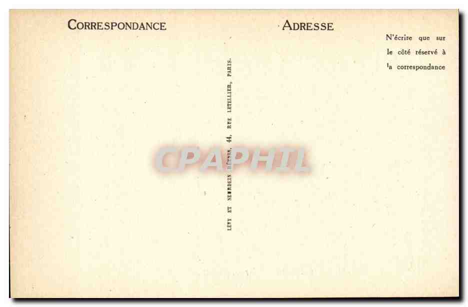 Chartres - Fragment du Tour du Choeur XVI siecle CPA  — Verso