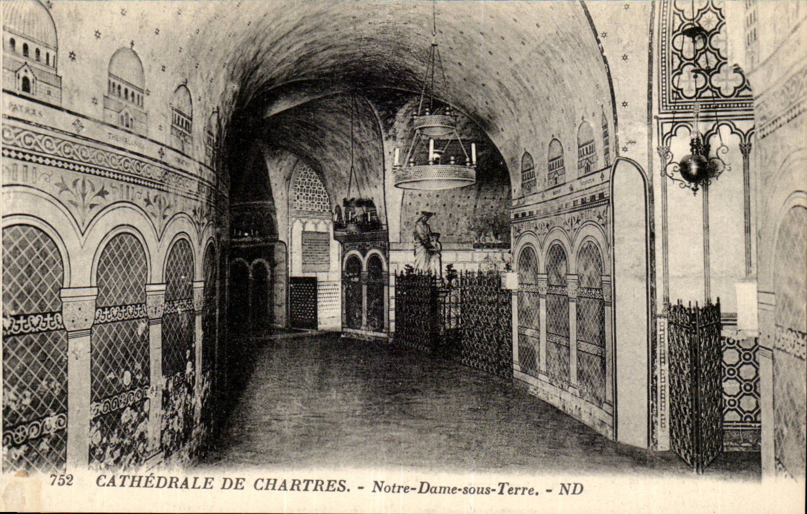Cathédrale de Chartres — Notre-Dame-sous-Terre — ND — n°752