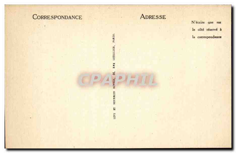 Chartres - Arcs Boutants de l'Abside cote Sud CPA  — Verso