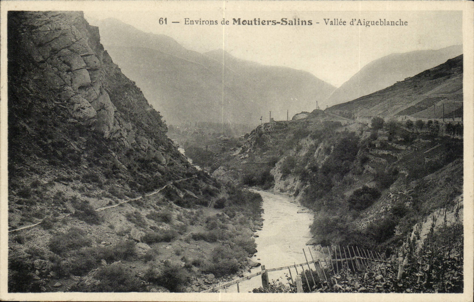 Environs de Moutiers Salins CPA Vallee d'aigueblanche
