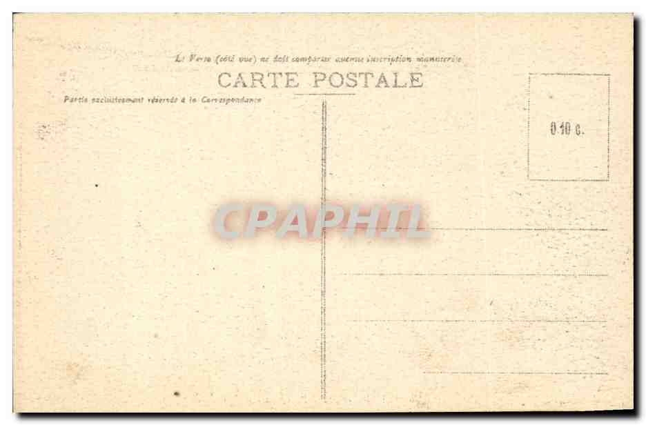 Vue de l'Ellée au grand Pont, près LE FAOUET — Collection Laurent-Nei, Rennes, n° 302 — Achterkant