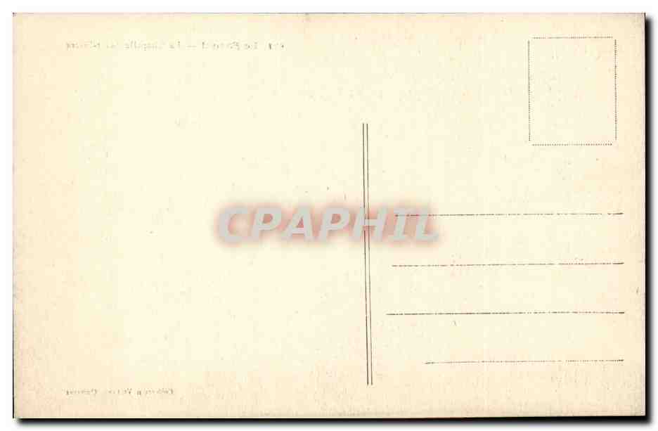 Le FAouet CPA La chapelle Saint Fiacre — Rückseite