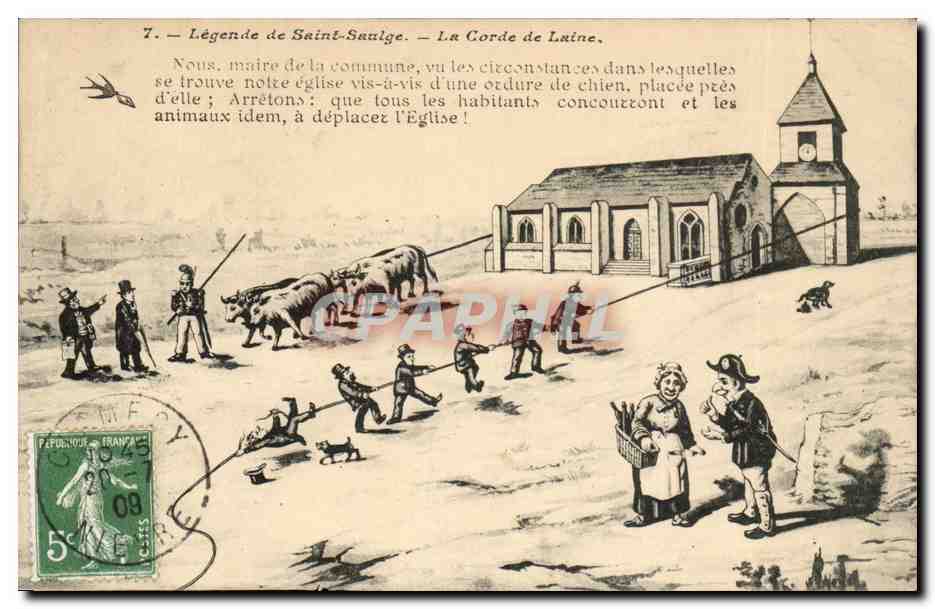 Légende de Saint-Saulge — La Corde de Laine — Éditeur non visible