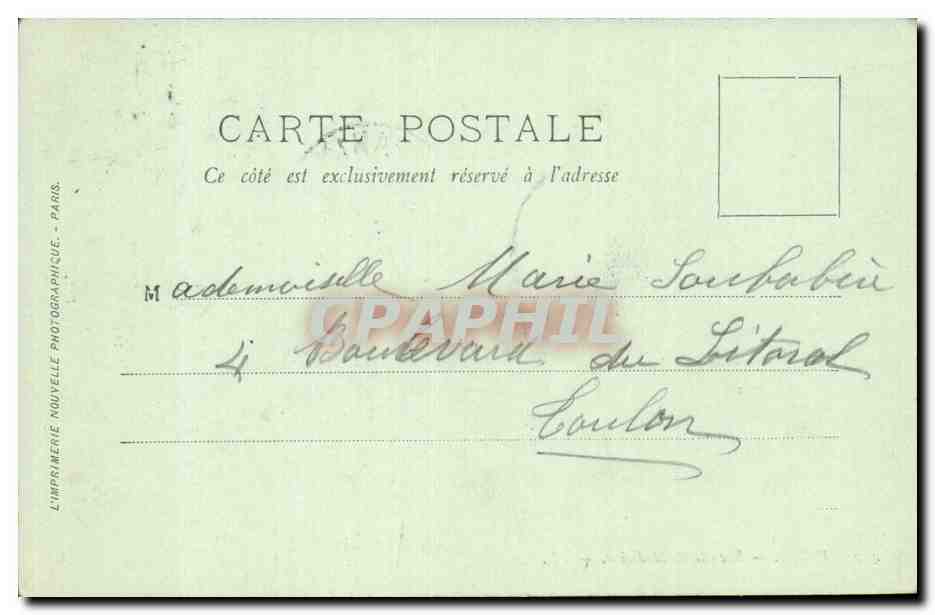 Paris CPA FAculte de Medecine — Rückseite