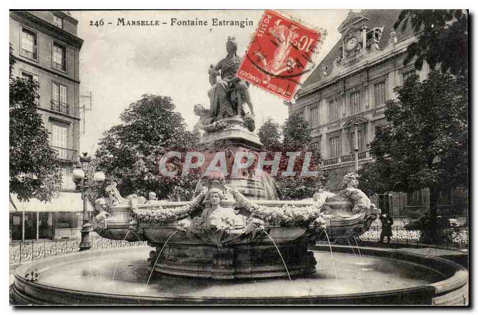 Marseille CPA Fontaine Estrangin