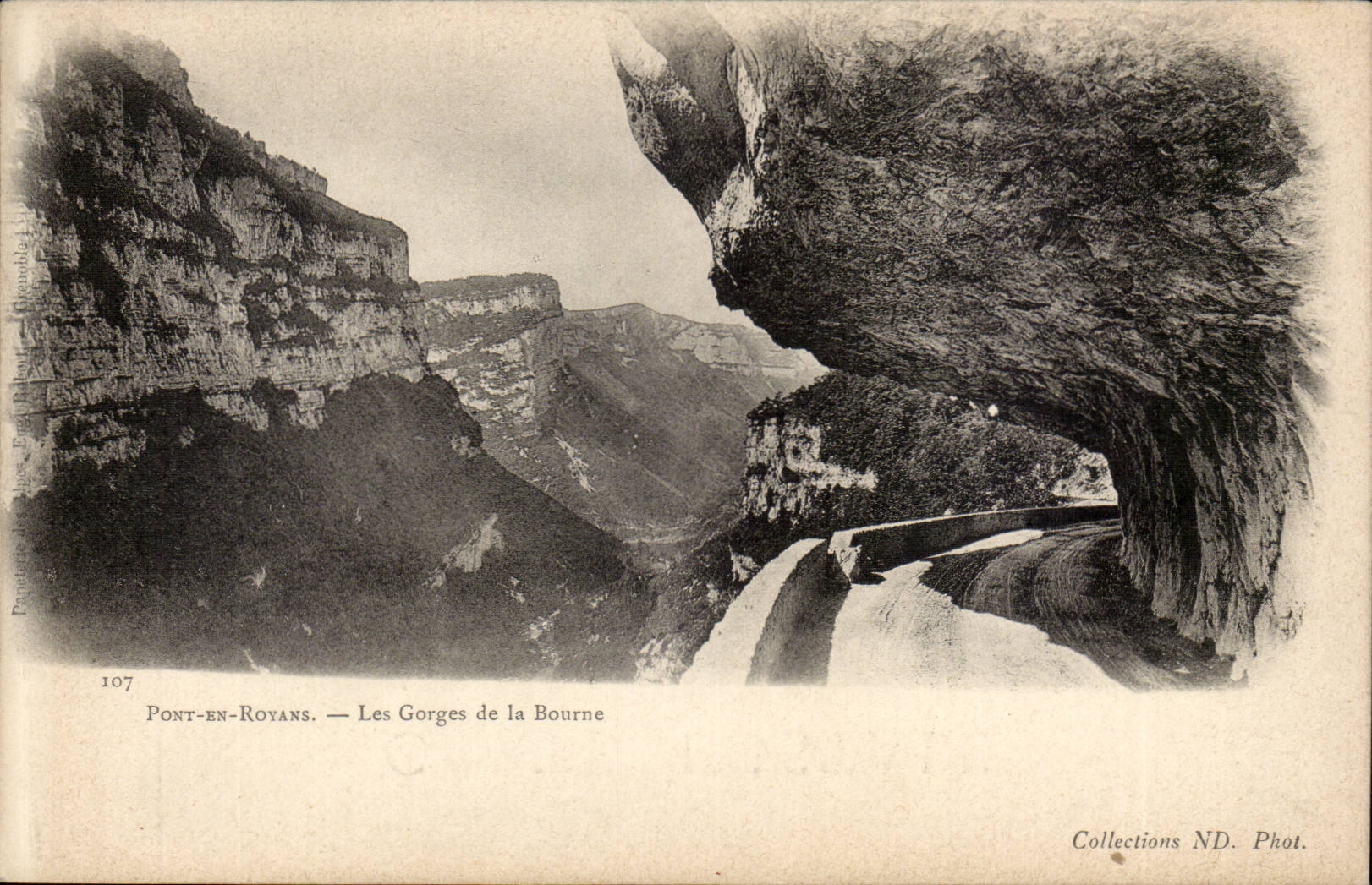 Pont en Royans CPA Les gorges de la Bourne
