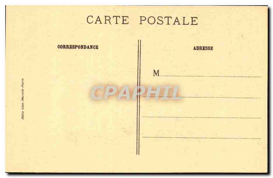 Paris - 4 - La Bibliotheque de l'Arsenal - Rational des Divins Offices- CPA  — Verso
