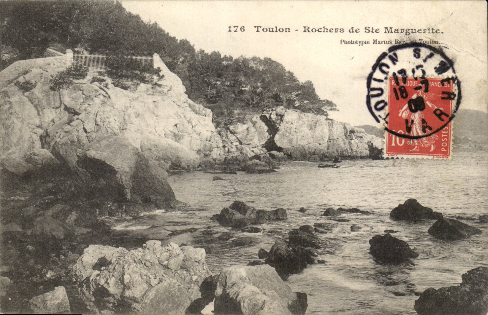 Toulon - Rochers de Ste Marguerite - CPA 