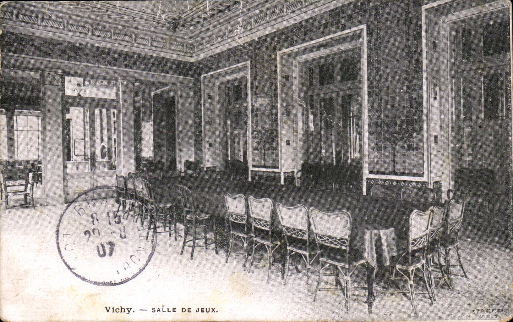 Vichy — SALLE DE JEUX. — Éditeur STAEFFEN, PARIS