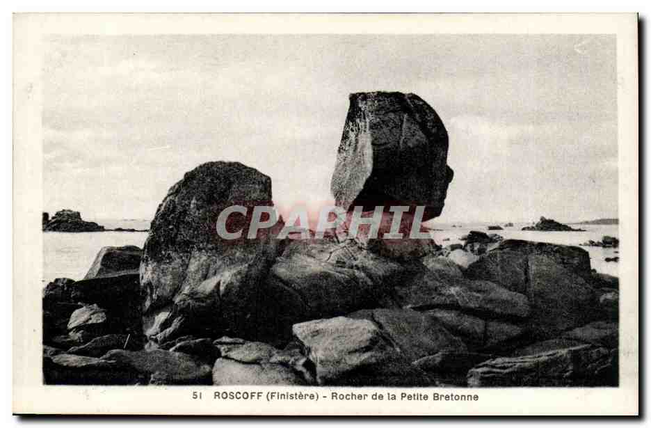 Roscoff - Rocher de la Petite Bretonne - CPA 