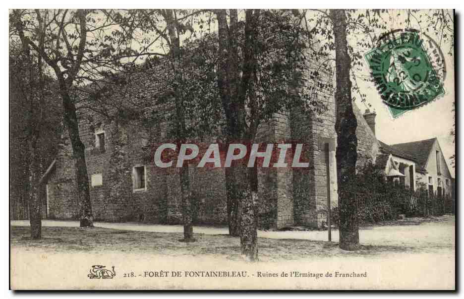 Bosque de Fontainebleau — Ruinas de la Ermita de Franchard — 218