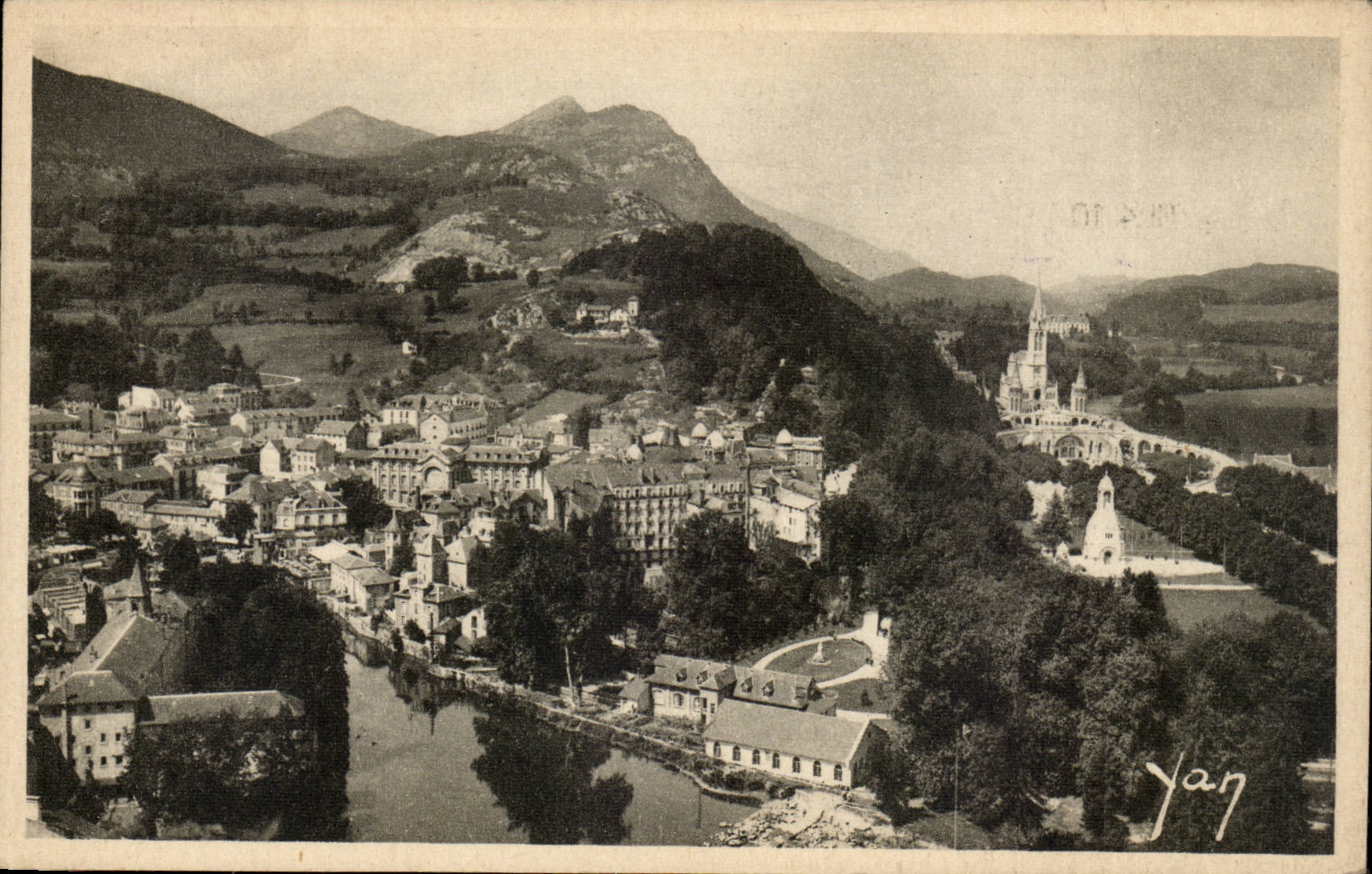 Lourdes - Vue Generale Prise Chateau Fort - CPA 