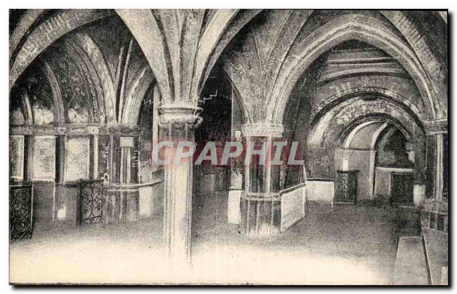 Toulouse CPA Insigne basilique St SErnin de Toulouse Crypte des Corps sains carte d'entree