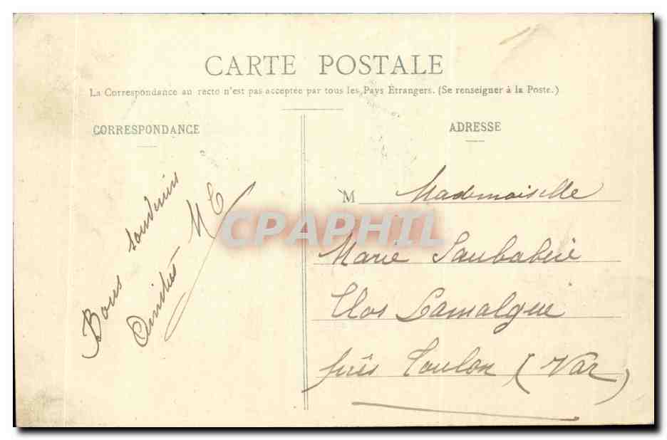 Wald von Fontainebleau — Ansicht der Denecourt-Turm — unbekannter Verlag, Nr. 88 — Rückseite