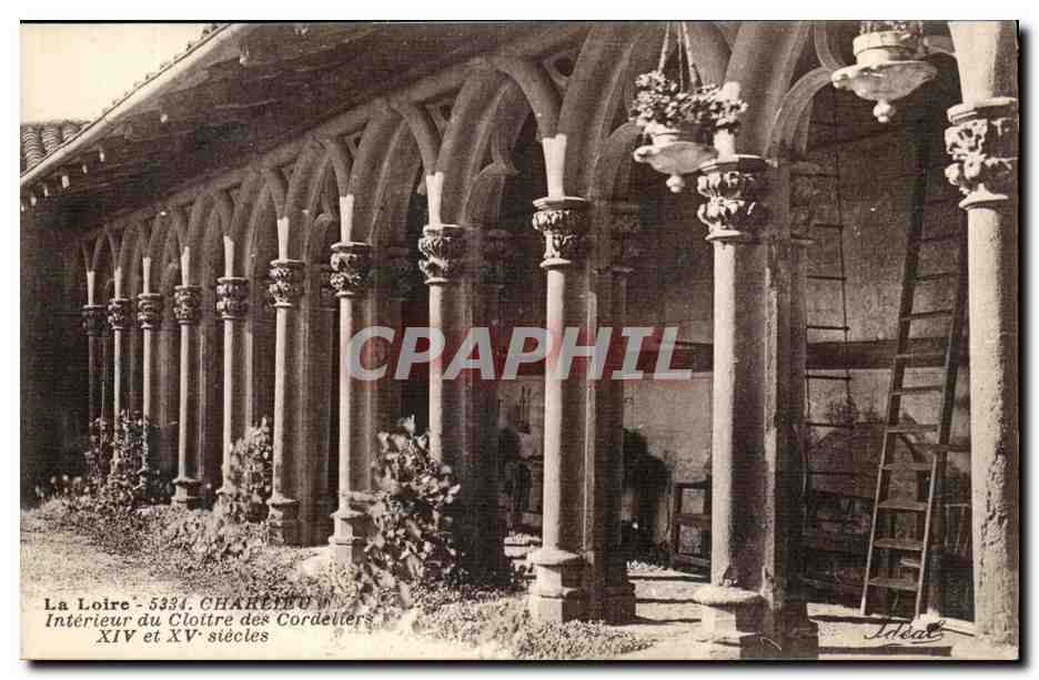 Charlieu CPA Interieur du cloitre des Cordeliers 