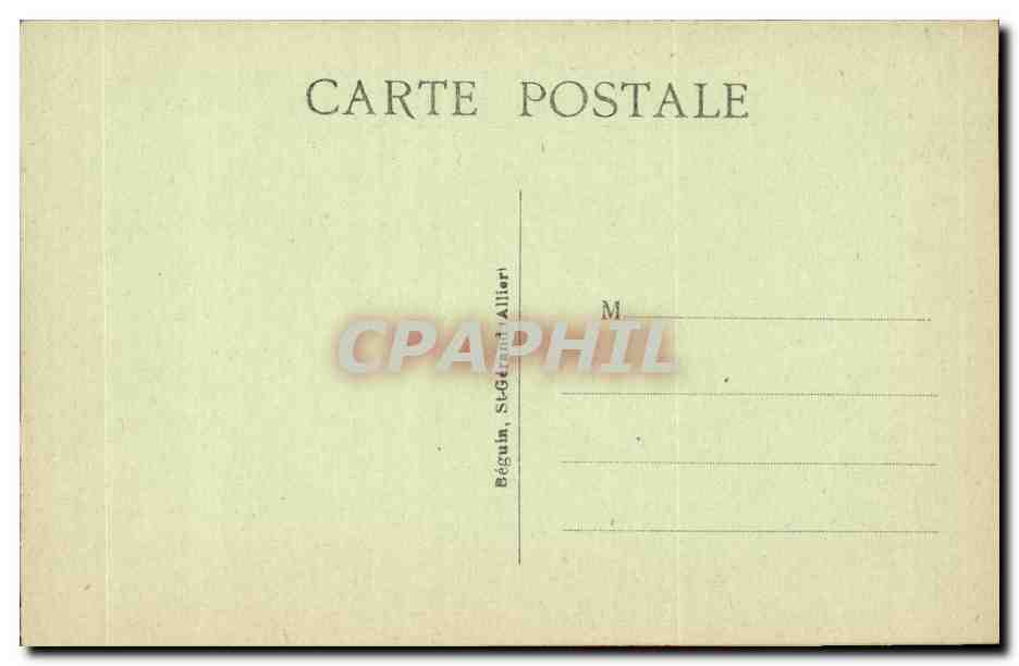 Charlieu CPA Interieur du cloitre des Cordeliers  — Rückseite