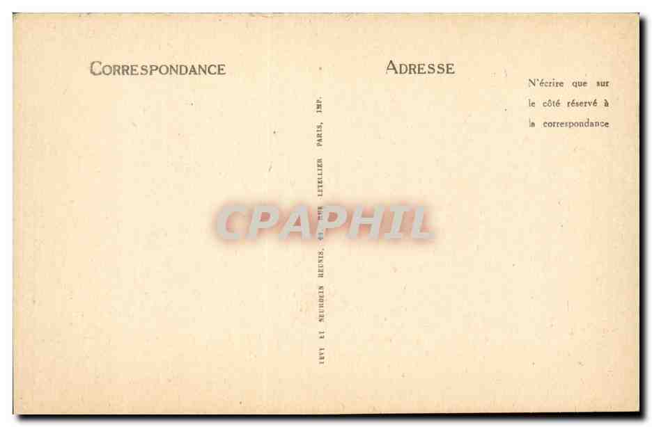 Albi CPA Les gargouilles de la cathedrale — Rückseite