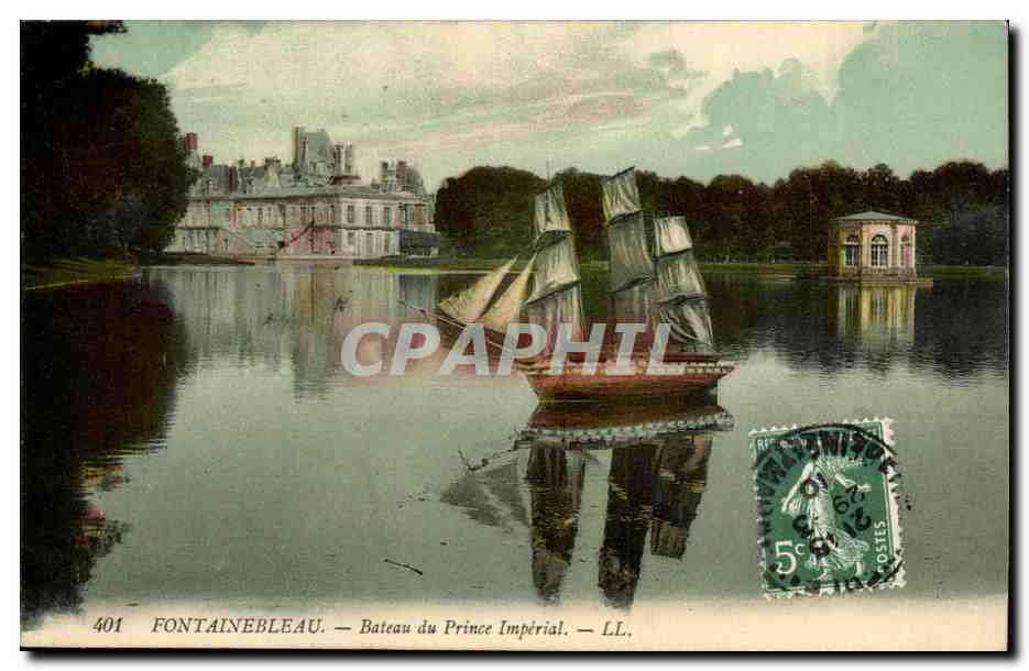 Fontainebleau — Barco del Príncipe Imperial — LL. n°401