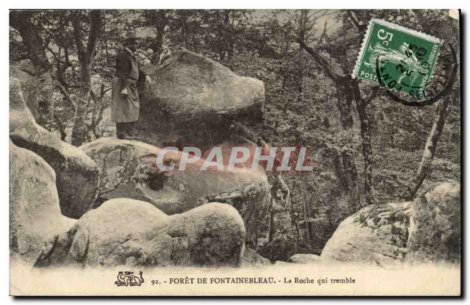 Forêt de Fontainebleau - La Roche qui tremble — Verlag nicht sichtbar, Seriennummer 92