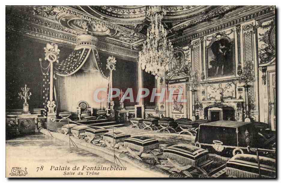 Palais de Fontainebleau — Salle du Trône — éditeur non identifié, n° 78
