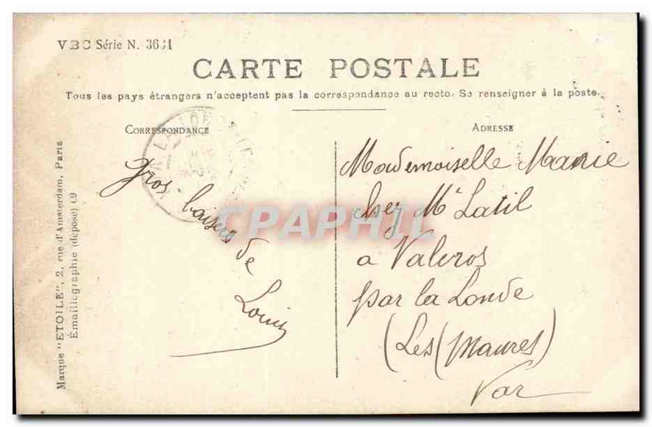 CPA FAntaisie Couple Vous le savez bien le plus doux poeme  — Rückseite