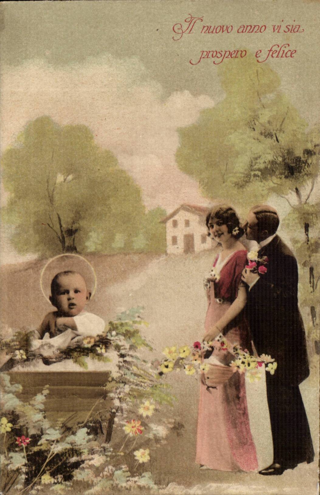 CPA FAntaisie Il nuovo anno vi sia prospero e felice