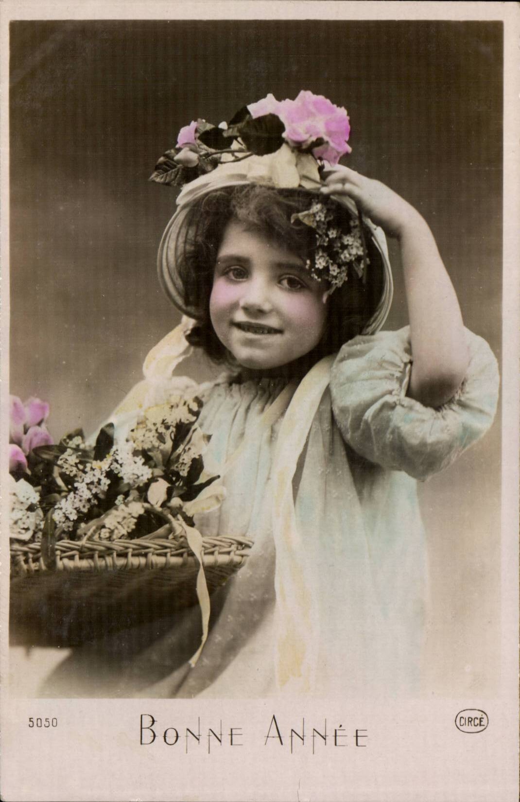 CPA FAntaisie Enfant Bonne annee